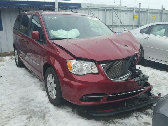 2C4RC1BG1GR128777 - 2016 CHRYSLER TOWN & COU RED photo 1