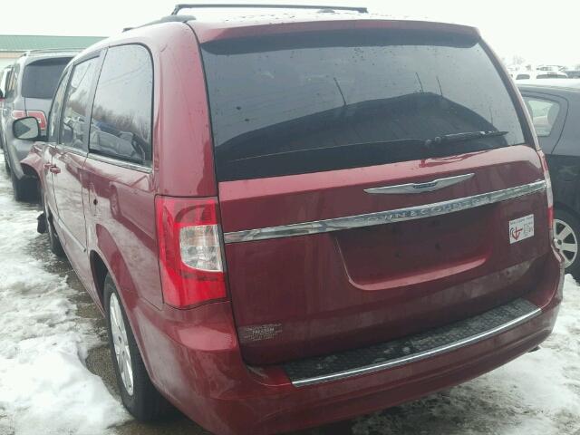 2C4RC1BG1GR128777 - 2016 CHRYSLER TOWN & COU RED photo 3