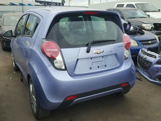 KL8CB6S94EC453431 - 2014 CHEVROLET SPARK LS PURPLE photo 3