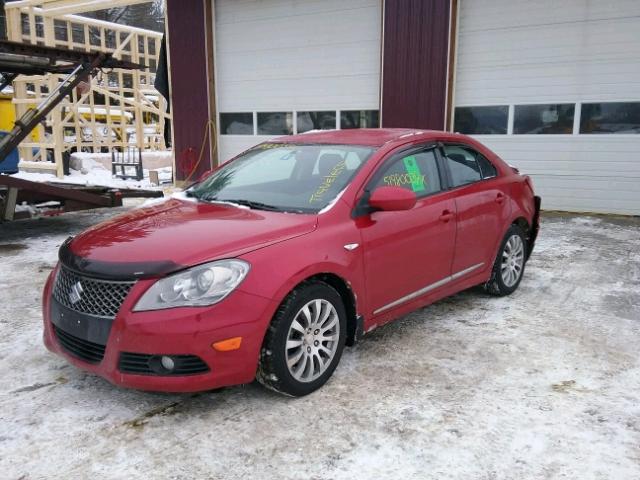 JS2RF9A3XD6100134 - 2013 SUZUKI KIZASHI SE RED photo 2