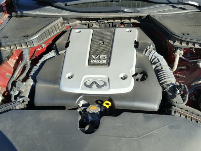 JN1BV7AP1FM344391 - 2015 INFINITI Q50 BASE Rojo foto 7