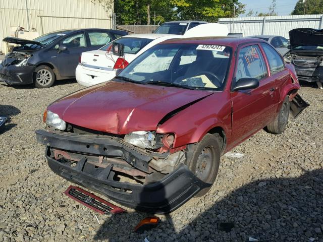 JT2AC52L0V0211182 - 1997 TOYOTA TERCEL CE RED photo 2