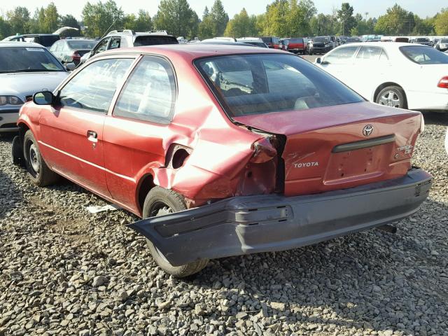 JT2AC52L0V0211182 - 1997 TOYOTA TERCEL CE RED photo 3