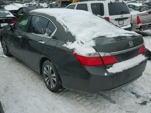 1HGCR2F30DA152975 - 2013 HONDA ACCORD LX BLACK photo 3