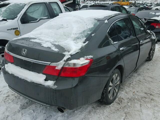 1HGCR2F30DA152975 - 2013 HONDA ACCORD LX BLACK photo 4