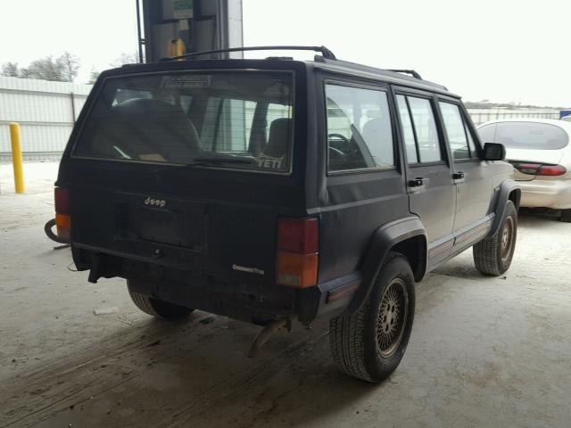 1J4FT68S4SL520529 - 1995 JEEP CHEROKEE S BLACK photo 4