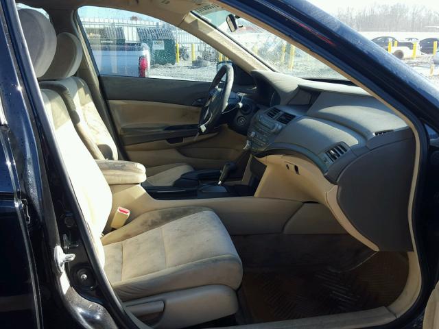 1HGCP26328A109296 - 2008 HONDA ACCORD LX BLACK photo 5