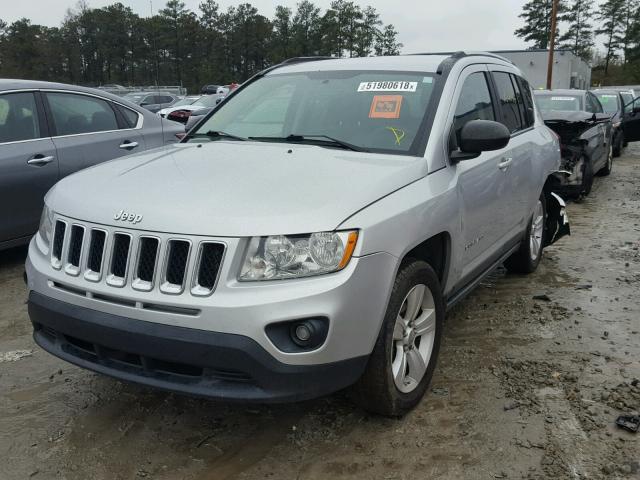 1J4NT1FA4BD176641 - 2011 JEEP COMPASS SP 银色 照片 2