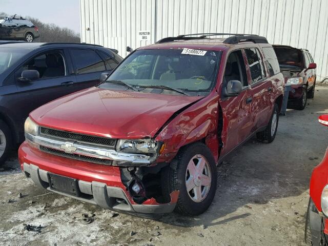 1GNET16P936183060 - 2003 CHEVROLET TRAILBLAZE MAROON photo 2