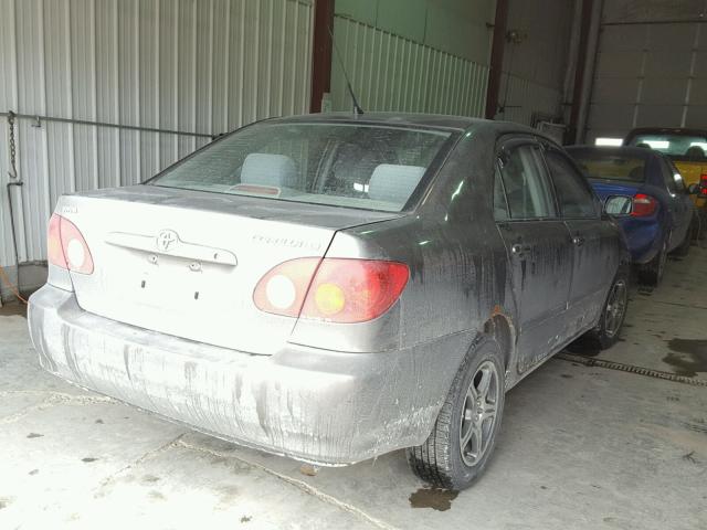 1NXBR32E43Z023573 - 2003 TOYOTA COROLLA CE GRAY photo 4