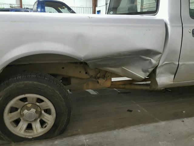 1FTYR10D89PA10250 - 2009 FORD RANGER SILVER photo 9