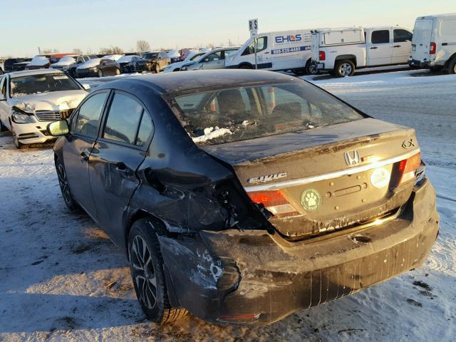2HGFB2F85EH504559 - 2014 HONDA CIVIC EX შავი ფოტო 3
