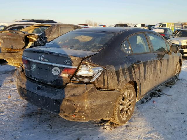 2HGFB2F85EH504559 - 2014 HONDA CIVIC EX შავი ფოტო 4