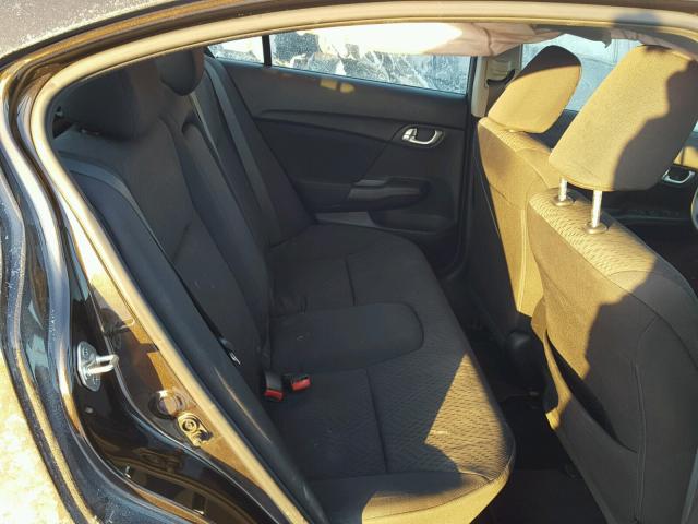 2HGFB2F85EH504559 - 2014 HONDA CIVIC EX შავი ფოტო 6