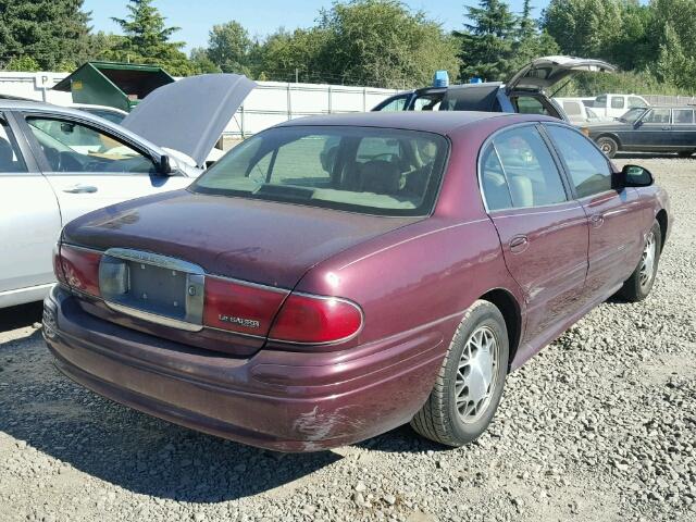 1G4HP52KX34134114 - 2003 BUICK LESABRE CU MAROON photo 4