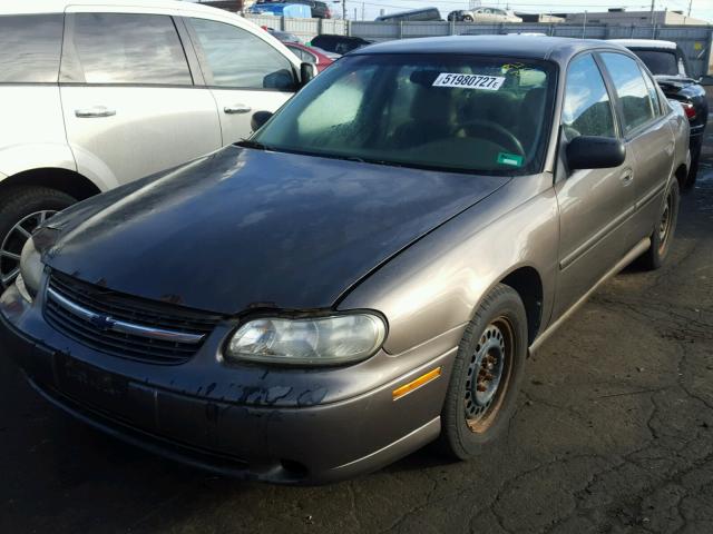 1G1ND52J8Y6242730 - 2000 CHEVROLET MALIBU BEIGE photo 2