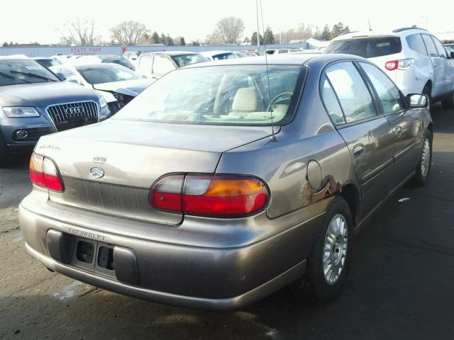 1G1ND52J8Y6242730 - 2000 CHEVROLET MALIBU BEIGE photo 4