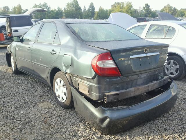 4T1BE32K43U710697 - 2003 TOYOTA CAMRY LE GREEN photo 3