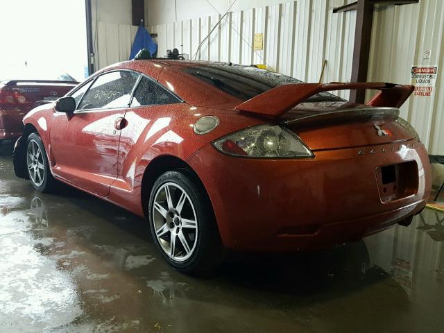 4A3AK34T78E019418 - 2008 MITSUBISHI ECLIPSE GT RED photo 3