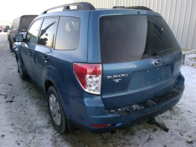 JF2SH6BC6AH783891 - 2010 SUBARU FORESTER X BLUE photo 3