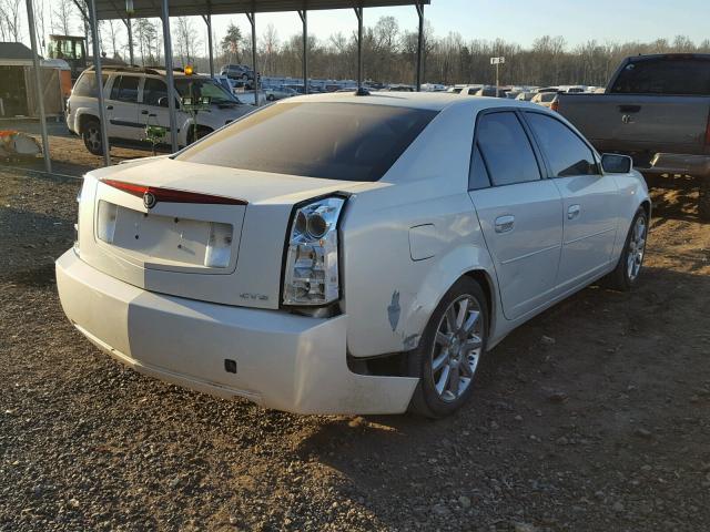 1G6DM577940180660 - 2004 CADILLAC CTS WHITE photo 4