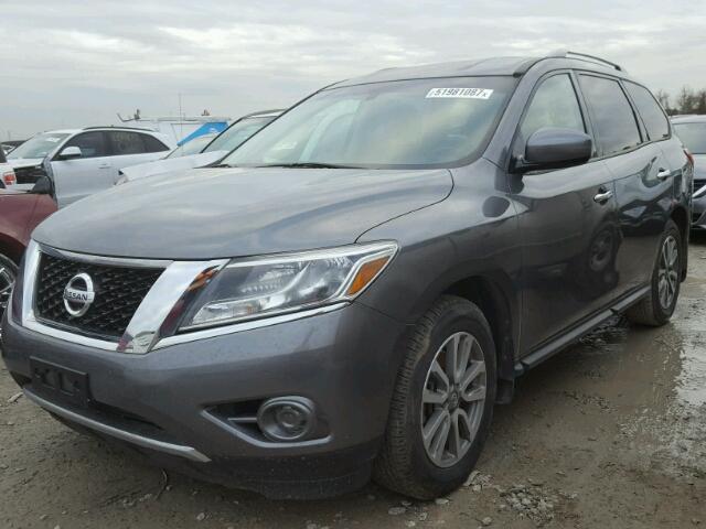 5N1AR2MN7GC635541 - 2016 NISSAN PATHFINDER GRAY photo 2