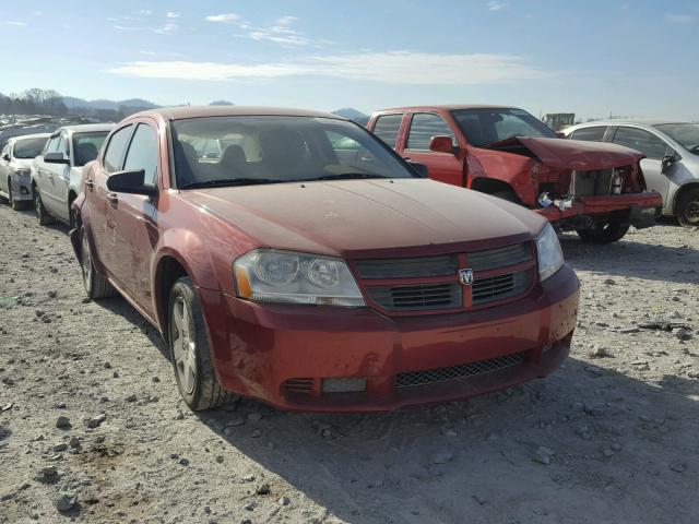 1B3LC46K18N636236 - 2008 DODGE AVENGER SE RED photo 1