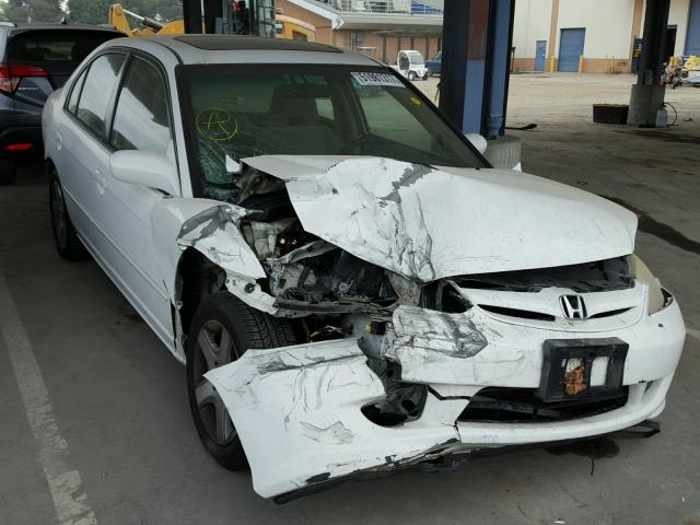 2HGES26774H514494 - 2004 HONDA CIVIC EX WHITE photo 1