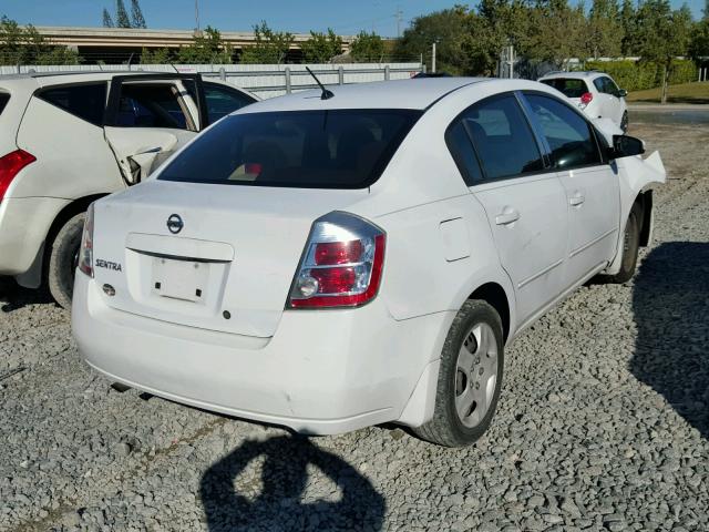 3N1AB61E48L733990 - 2008 NISSAN SENTRA 2.0 WHITE photo 4