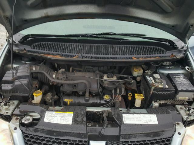 1D4GP24353B231546 - 2003 DODGE GRAND CARA BLUE photo 7