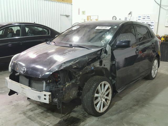 2T1ME4EE9AC005977 - 2010 TOYOTA COROLLA MA BLACK photo 2