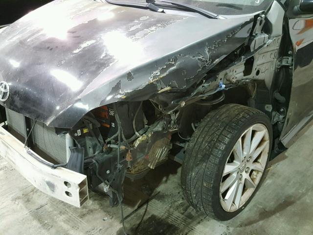 2T1ME4EE9AC005977 - 2010 TOYOTA COROLLA MA BLACK photo 9