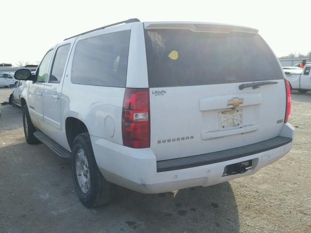 1GNFK16348J241035 - 2008 CHEVROLET SUBURBAN K WHITE photo 3