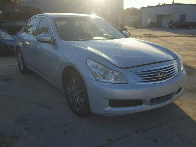 JNKCV61E69M011326 - 2009 INFINITI G37 BASE SILVER photo 1