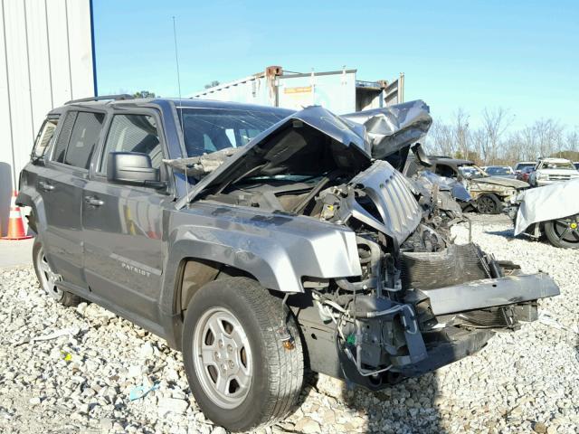 1C4NJPBA3CD639231 - 2012 JEEP PATRIOT SP GRAY photo 1