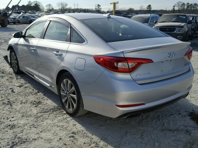 5NPE34AF4HH499651 - 2017 HYUNDAI SONATA SPO SILVER photo 3