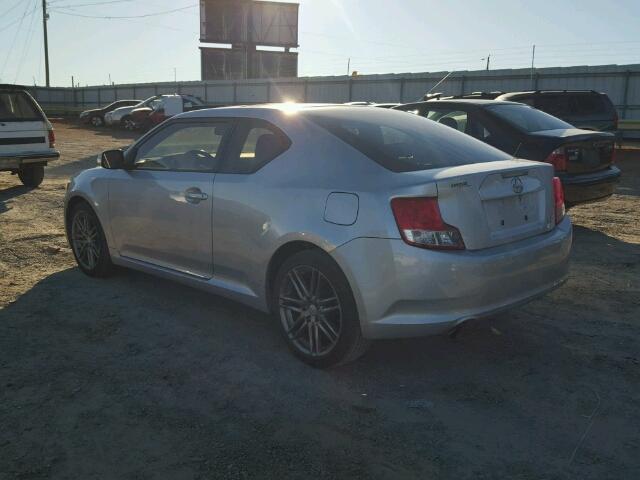 JTKJF5C78D3047363 - 2013 TOYOTA SCION TC SILVER photo 3