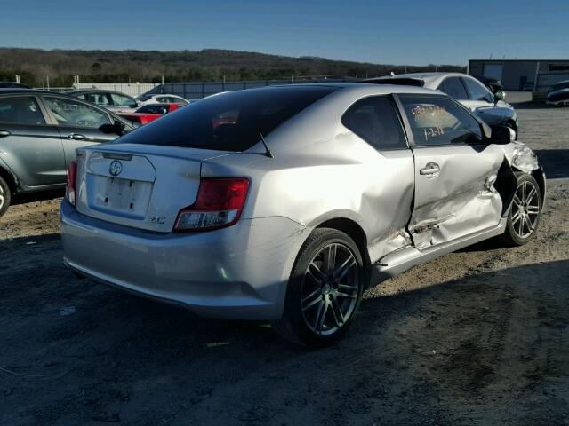 JTKJF5C78D3047363 - 2013 TOYOTA SCION TC 银色 照片 4
