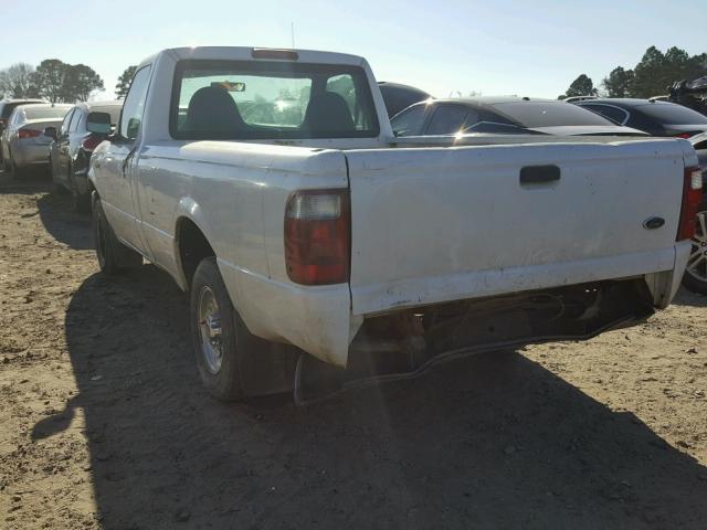 1FTYR10E42PB62881 - 2002 FORD RANGER WHITE photo 3