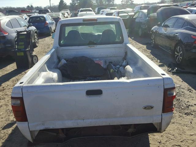 1FTYR10E42PB62881 - 2002 FORD RANGER WHITE photo 6