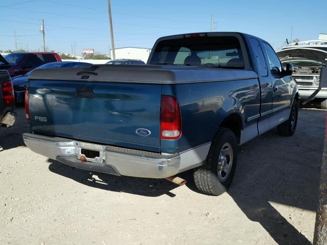 1FTZX1726WNB95386 - 1998 FORD F150 GREEN photo 4