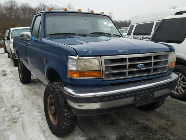 1FTHF36F4VEB81659 - 1997 FORD F350 BLUE photo 1