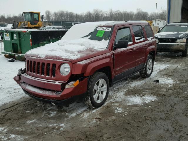 1C4NJRFB4CD525432 - 2012 JEEP PATRIOT LA RED photo 2