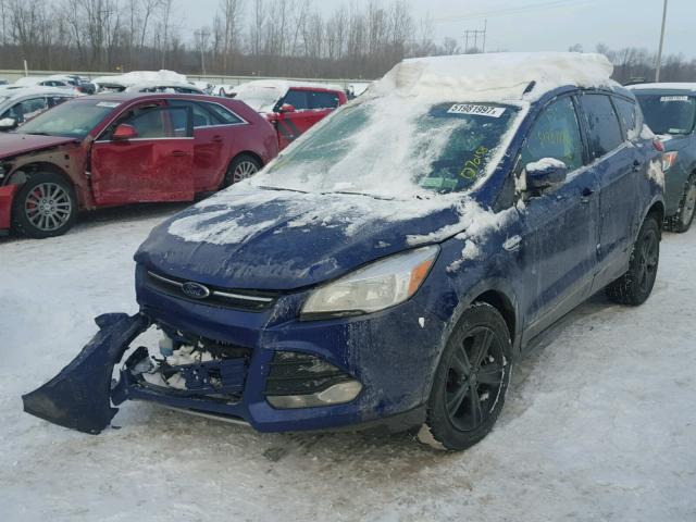 1FMCU9GX1EUB13749 - 2014 FORD ESCAPE SE BLUE photo 2