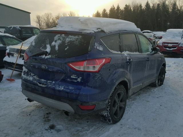 1FMCU9GX1EUB13749 - 2014 FORD ESCAPE SE BLUE photo 4