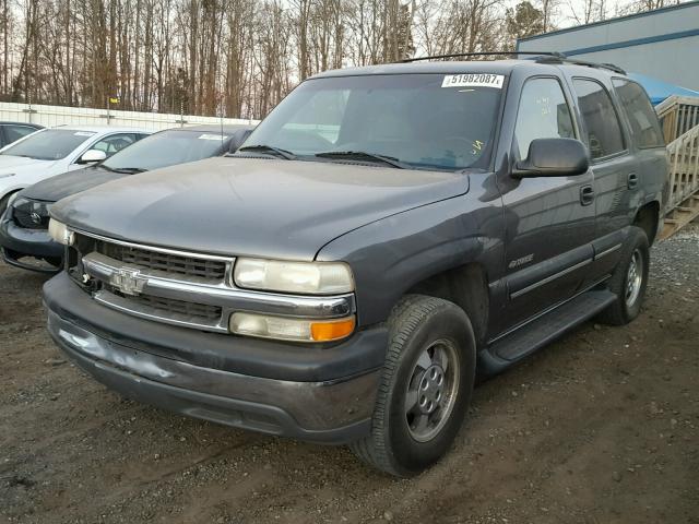 1GNEC13T51J201341 - 2001 CHEVROLET TAHOE C150 GRAY photo 2