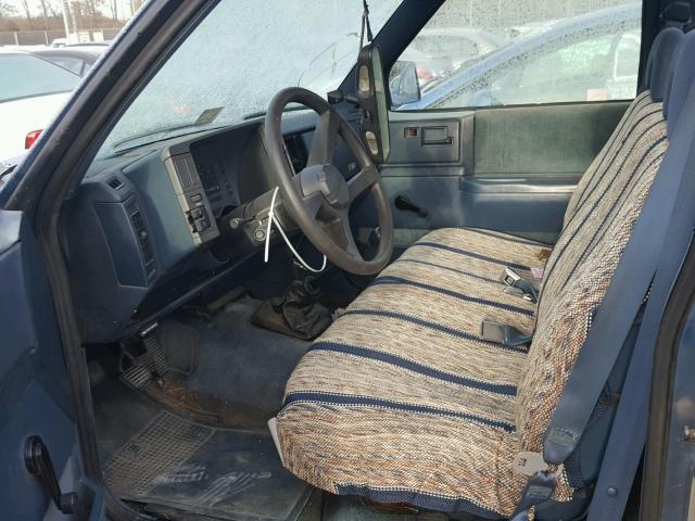 1GCCS14R5P8147965 - 1993 CHEVROLET S TRUCK S1 BLUE photo 5