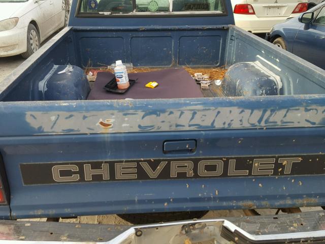 1GCCS14R5P8147965 - 1993 CHEVROLET S TRUCK S1 BLUE photo 6