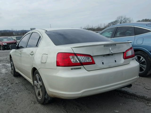 4A3AB36F29E004978 - 2009 MITSUBISHI GALANT ES WHITE photo 3