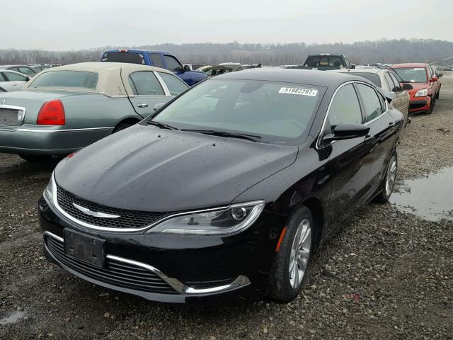 1C3CCCAB1FN711549 - 2015 CHRYSLER 200 LIMITE BLACK photo 2